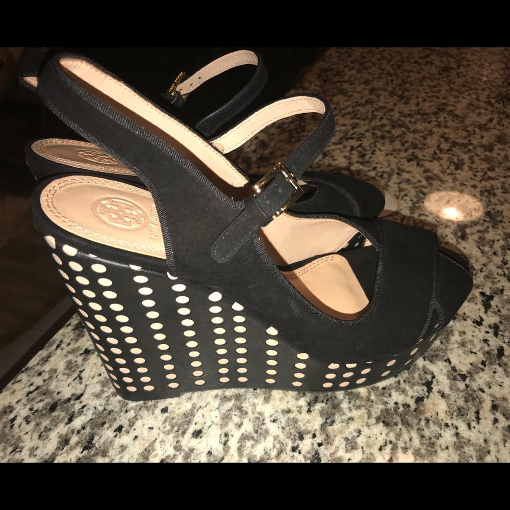 New Tory Burch Wedge Sandal Size 11